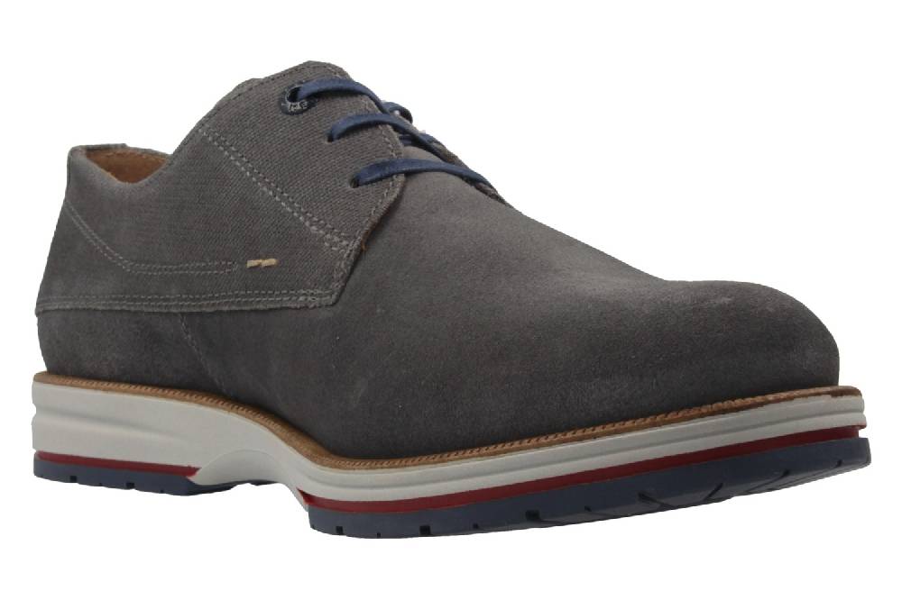 Fretz Men Halbschuhe in Übergrößen Grau 3310.4549-62 große Herrenschuhe Versandkostenfrei