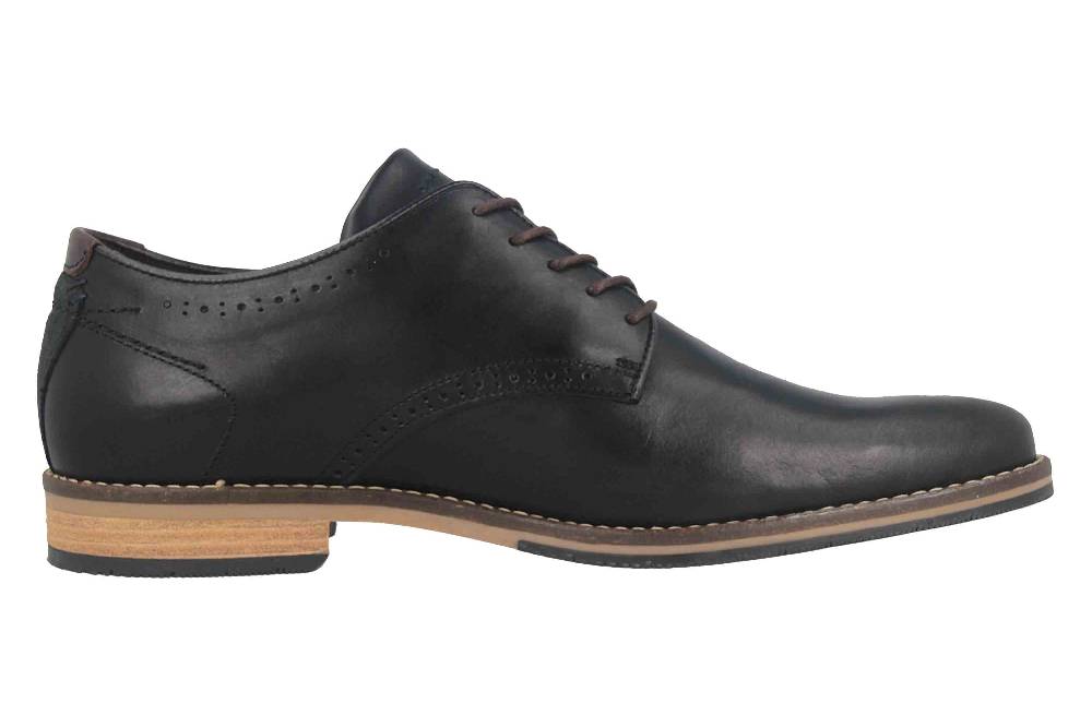 Bullboxer Halbschuhe in Übergrößen Schwarz 773K25263B2495SU39 große Herrenschuhe Begrenztes Angebot
