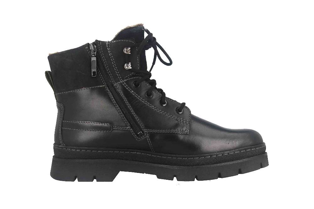 Fretz Men Zoran Boots in Übergrößen Schwarz 2413.8471-51 große Herrenschuhe Preisnachlass
