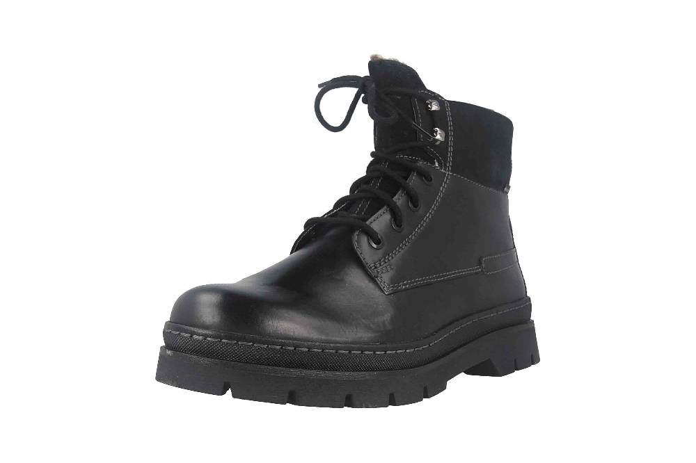 Fretz Men Zoran Boots in Übergrößen Schwarz 2413.8471-51 große Herrenschuhe Preisnachlass