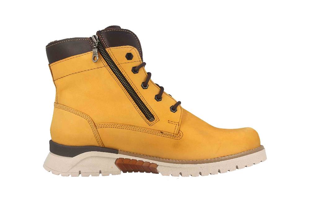 Fretz Men Cooper Boots in Übergrößen Gelb 1326.1416-45 große Herrenschuhe Black Friday