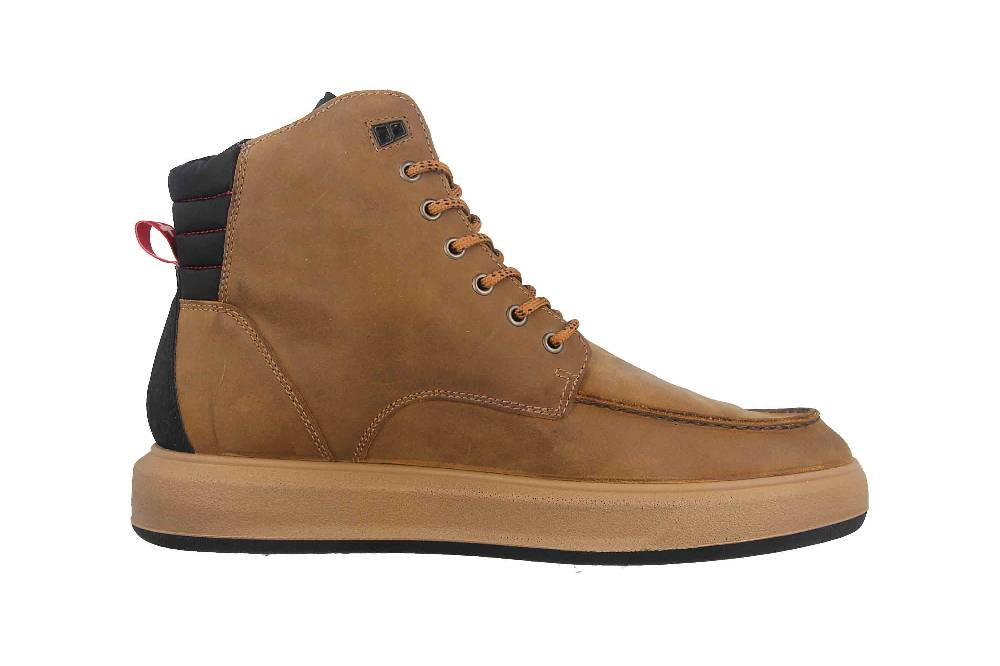 Fretz Men Sem Boots in Übergrößen Braun 4412.2418-20 große Herrenschuhe Weihnachtsangebot
