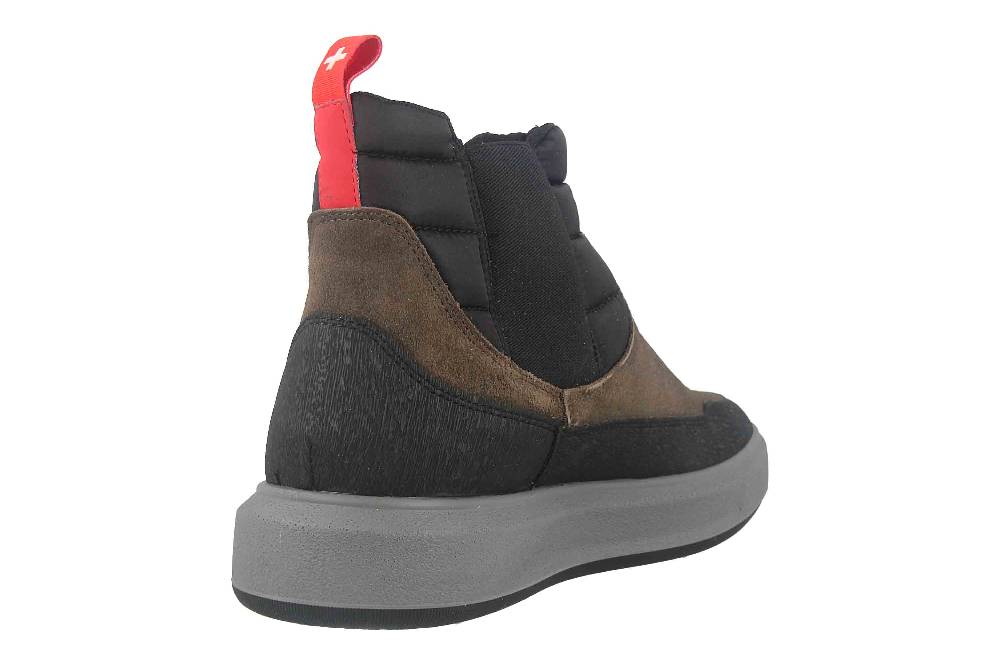 Fretz Men Sem Stiefeletten in Übergrößen Grau 4414.2489-69 große Herrenschuhe Osterangebot