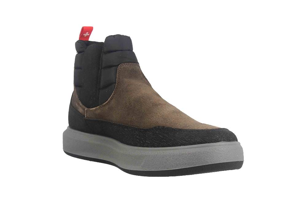 Fretz Men Sem Stiefeletten in Übergrößen Grau 4414.2489-69 große Herrenschuhe Osterangebot