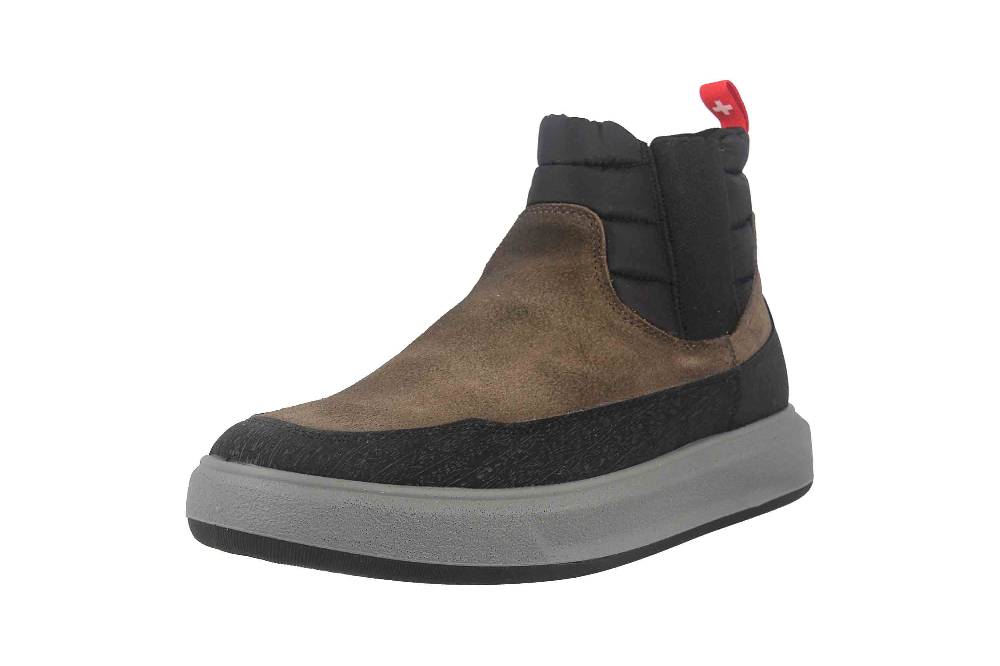 Fretz Men Sem Stiefeletten in Übergrößen Grau 4414.2489-69 große Herrenschuhe Osterangebot