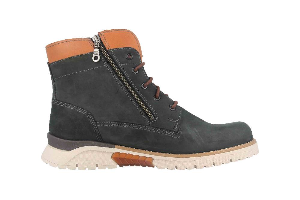 Fretz Men Cooper Boots in Übergrößen Blau 1326.1416-32 große Herrenschuhe Muttertagsangebot