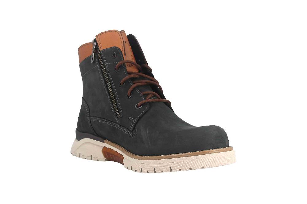 Fretz Men Cooper Boots in Übergrößen Blau 1326.1416-32 große Herrenschuhe Muttertagsangebot