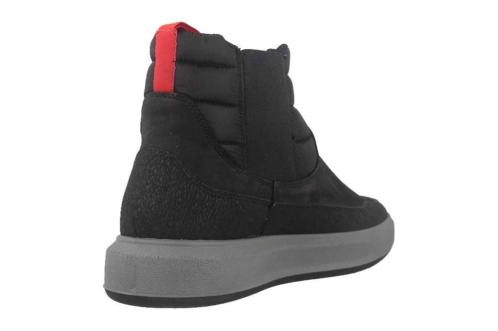 Fretz Men Sem Stiefeletten in Übergrößen Schwarz 4414.2482-51 große Herrenschuhe Vatertagsangebot