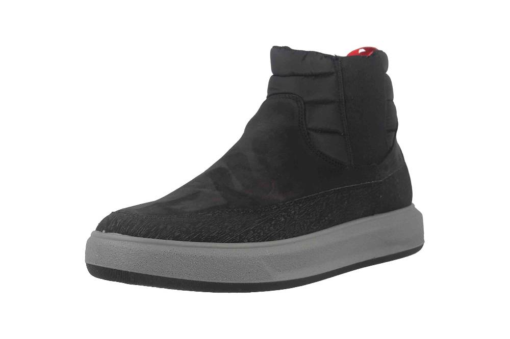Fretz Men Sem Stiefeletten in Übergrößen Schwarz 4414.2482-51 große Herrenschuhe Vatertagsangebot