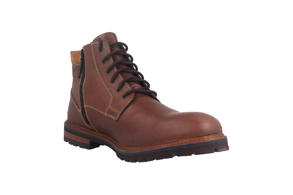 Fretz Men Milano Boots in Übergrößen Braun 6330.9712-12 große Herrenschuhe Valentinstagsangebot