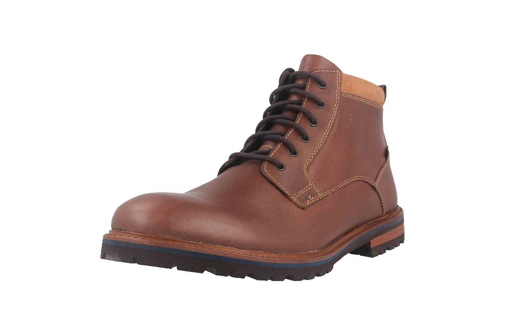 Fretz Men Milano Boots in Übergrößen Braun 6330.9712-12 große Herrenschuhe Valentinstagsangebot