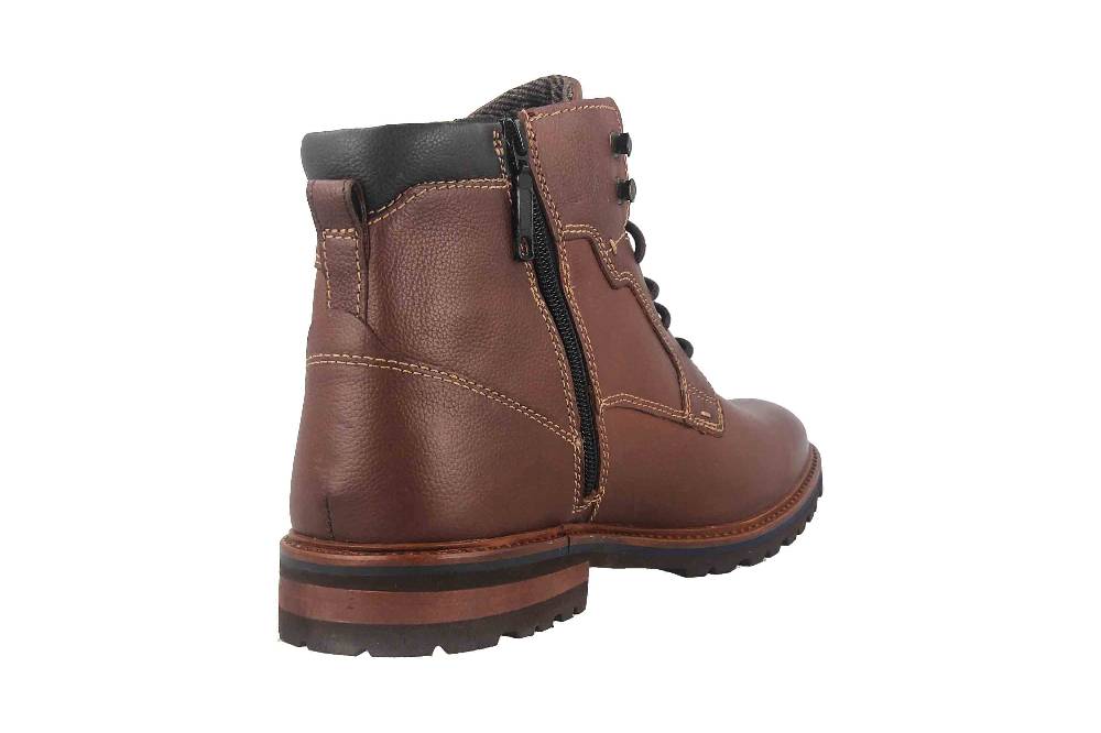 Fretz Men Milano Boots in Übergrößen Braun 6331.9712-12 große Herrenschuhe Jubiläumsangebot