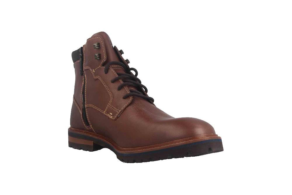 Fretz Men Milano Boots in Übergrößen Braun 6331.9712-12 große Herrenschuhe Jubiläumsangebot