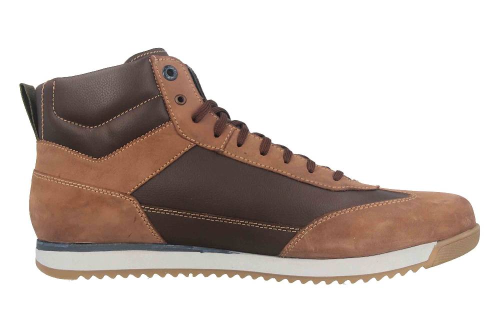 Fretz Men Tobias Stiefel in Übergrößen Braun 6660.2916-80 große Herrenschuhe Lagerräumung