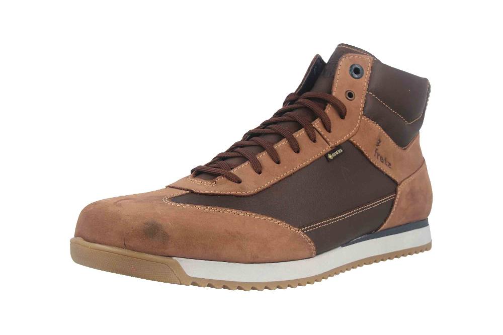 Fretz Men Tobias Stiefel in Übergrößen Braun 6660.2916-80 große Herrenschuhe Lagerräumung