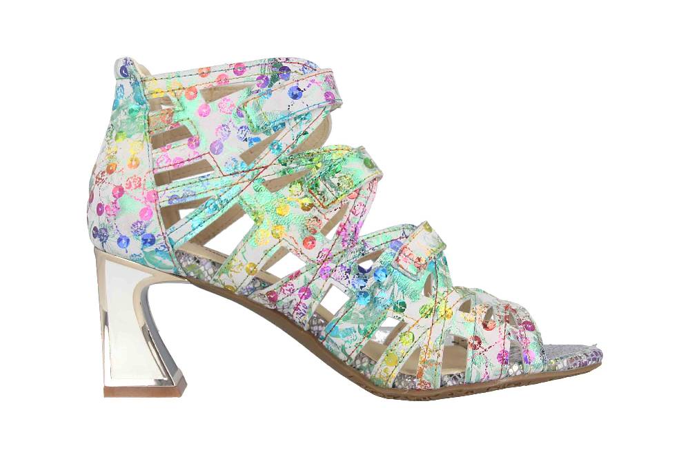 Laura Vita Sandaletten in Übergrößen Mehrfarbig JACBO 01 Bisque große Damenschuhe Online Outlet