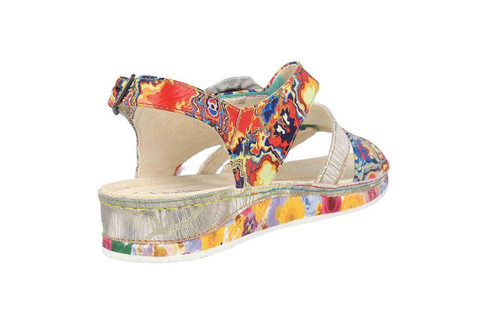 Laura Vita Sandalen in Übergrößen Mehrfarbig BRCUELO 06 Vert große Damenschuhe Neuheiten