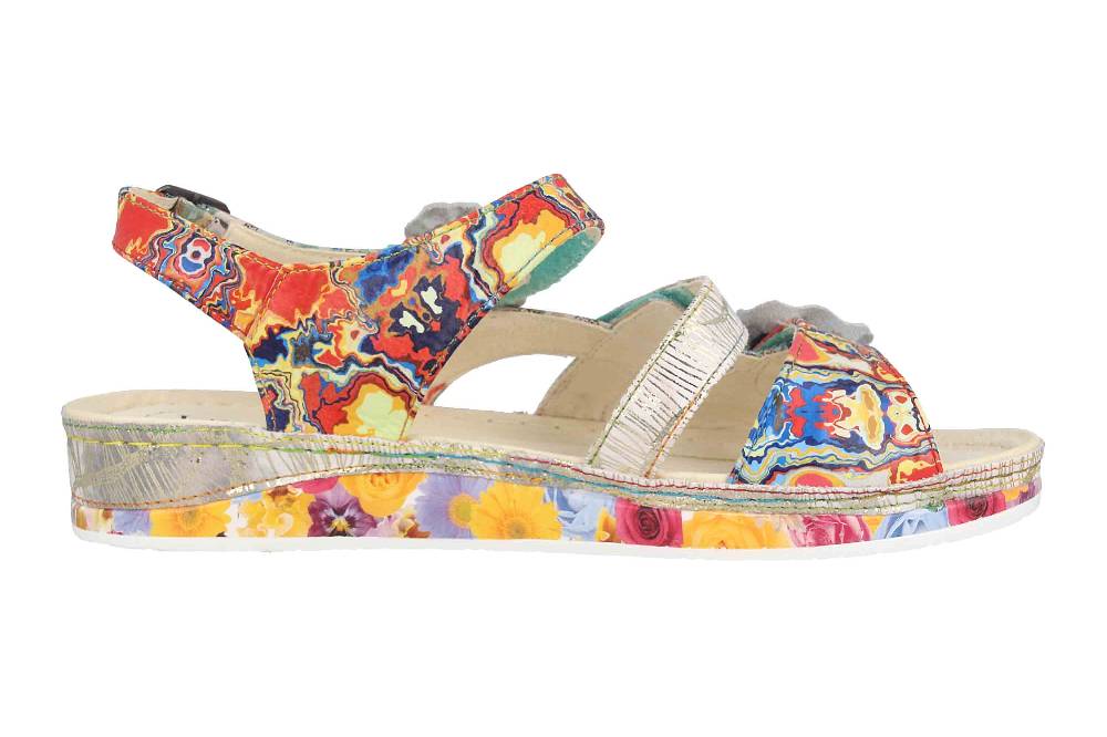 Laura Vita Sandalen in Übergrößen Mehrfarbig BRCUELO 06 Vert große Damenschuhe Neuheiten