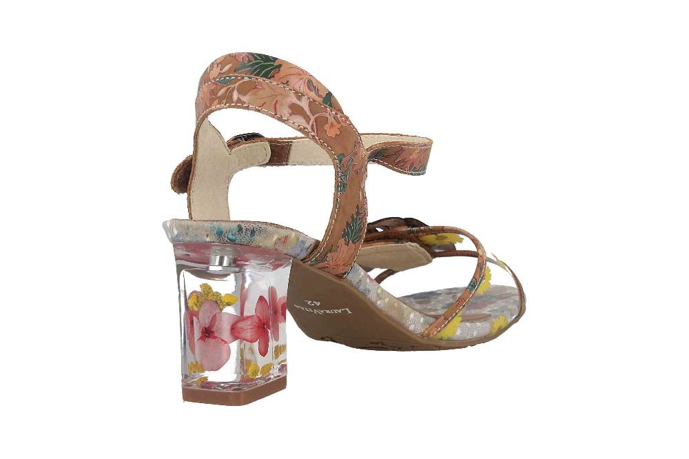 Laura Vita Sandaletten in Übergrößen Mehrfarbig LUCIAO 08 Beige große Damenschuhe Sonderangebote