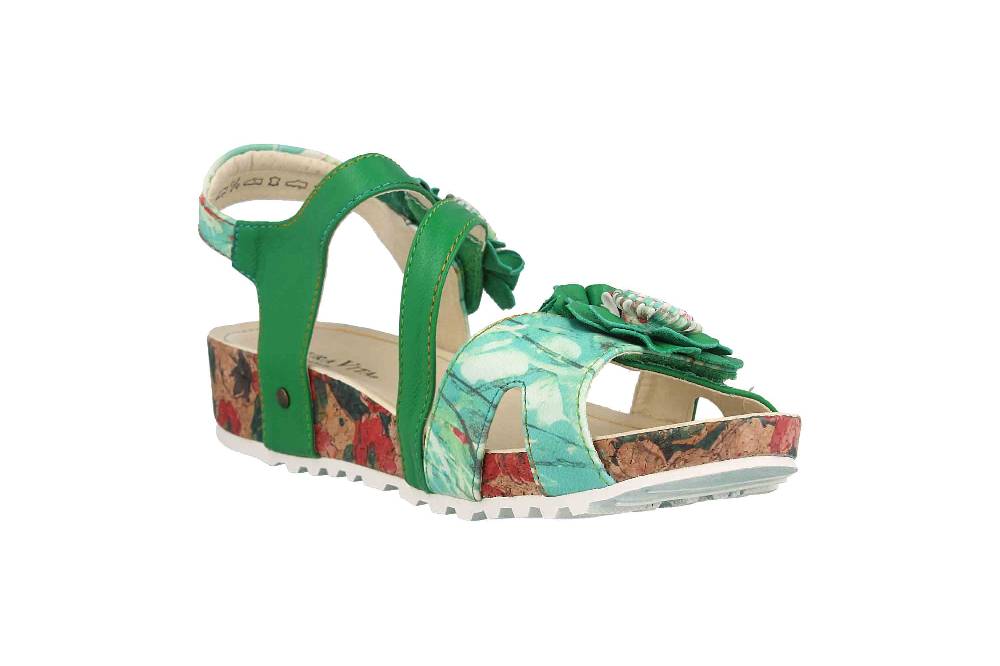 Laura Vita Sandalen in Übergrößen Mehrfarbig BRCYANO 68 Vert große Damenschuhe Kostenlose Rückgabe