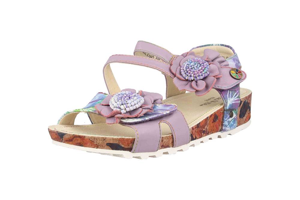 Laura Vita Sandalen in Übergrößen Mehrfarbig BRCYANO 68 Lilas große Damenschuhe Begrenzte Freigabe