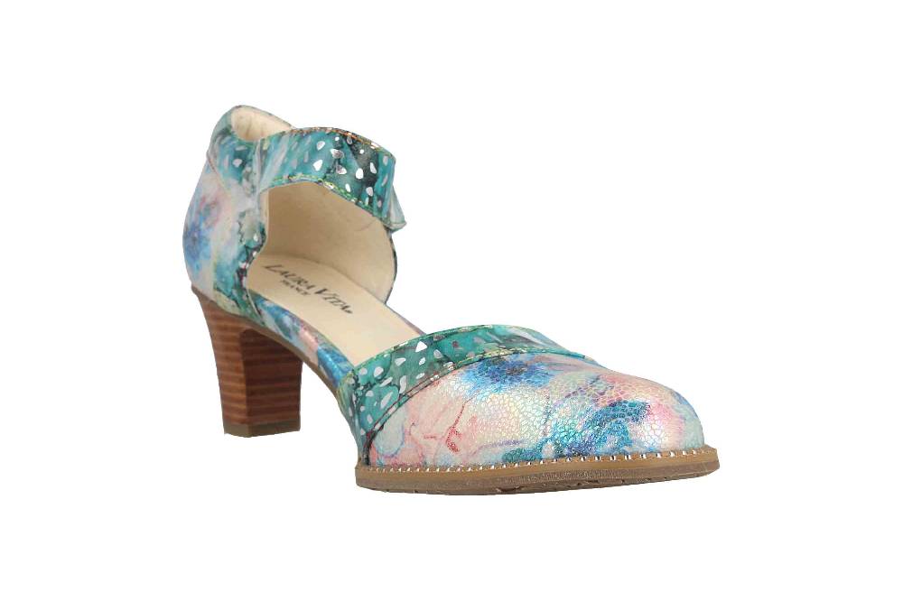 Laura Vita Pumps in Übergrößen Mehrfarbig ELCODIEO 232 Turquoise große Damenschuhe Letzte 3 Tage