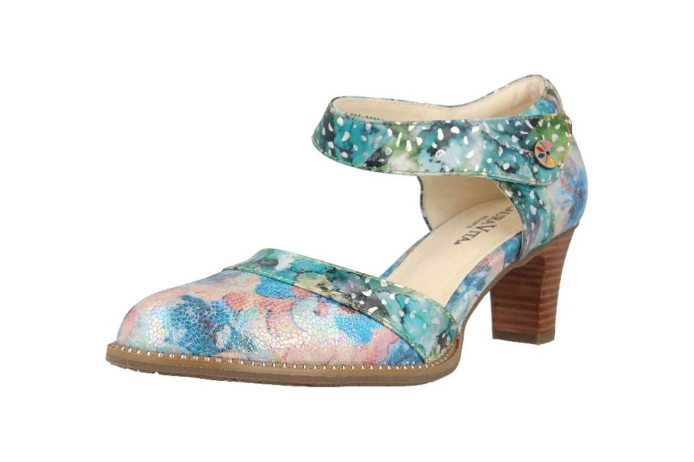 Laura Vita Pumps in Übergrößen Mehrfarbig ELCODIEO 232 Turquoise große Damenschuhe Letzte 3 Tage