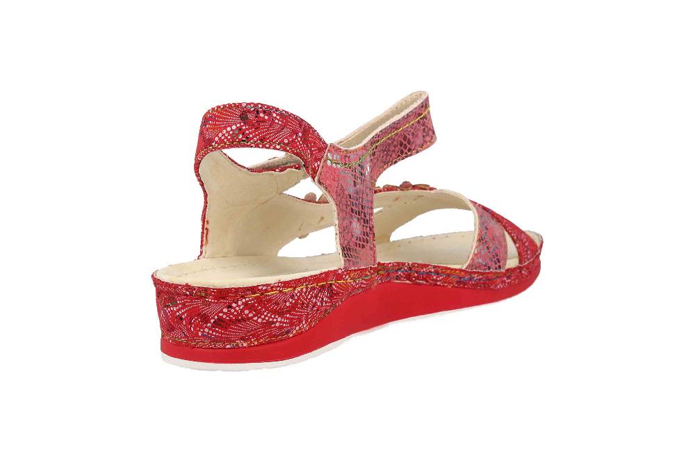 Laura Vita Sandalen in Übergrößen Mehrfarbig BRCUELO 81 Cerise große Damenschuhe Letzte 2 Tage