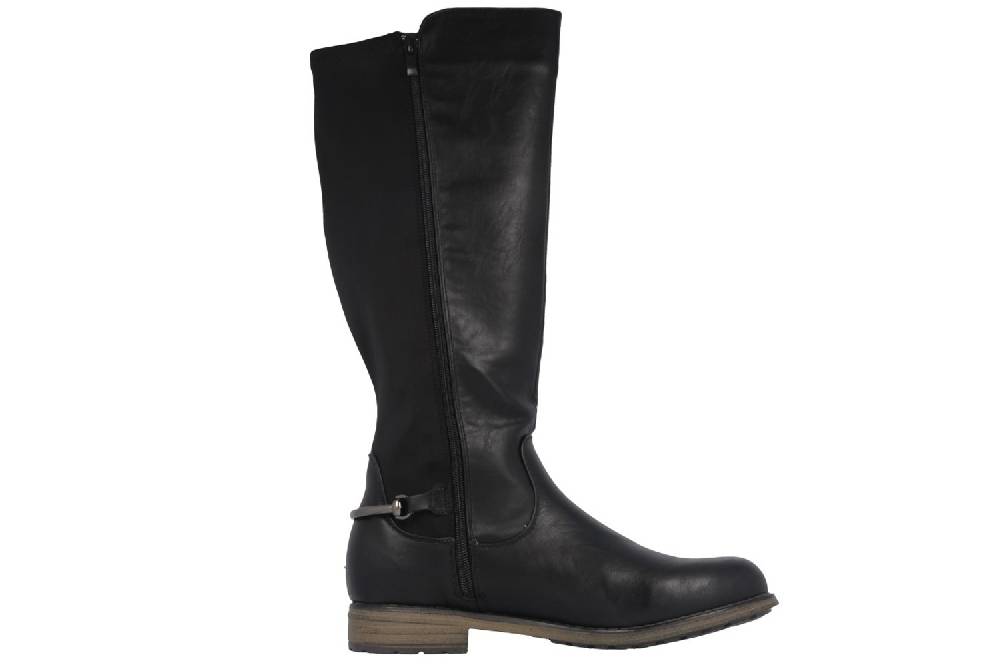 Fitters Footwear Stiefel in Übergrößen Schwarz 2.823951 Black große Damenschuhe Nur für heute