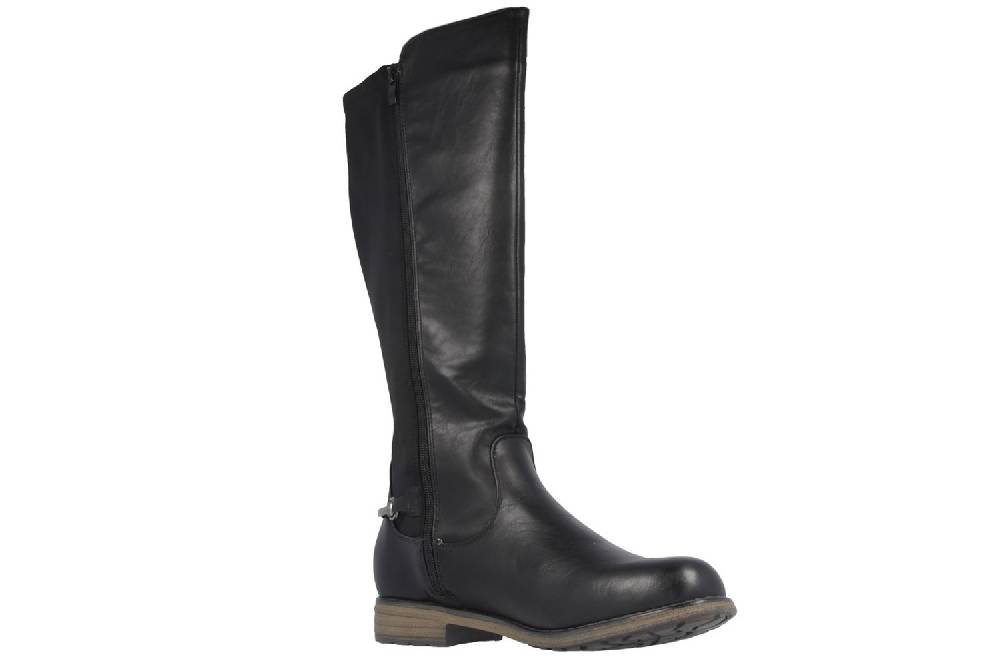 Fitters Footwear Stiefel in Übergrößen Schwarz 2.823951 Black große Damenschuhe Nur für heute