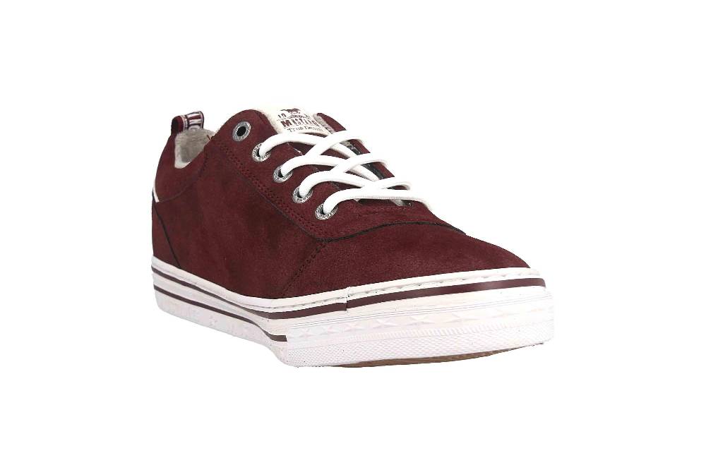 Mustang Shoes Sneaker in Übergrößen Bordeaux 1354-312-55 große Damenschuhe Kostenloser Versand international