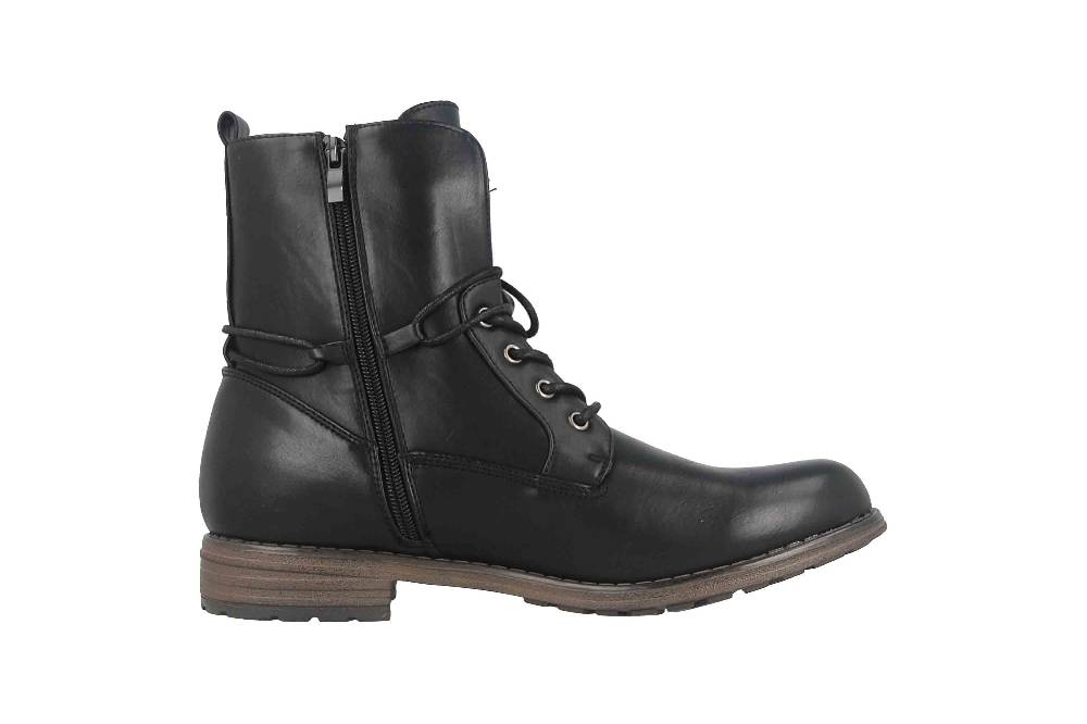 Fitters Footwear Vera Stiefeletten in Übergrößen Schwarz 2.252323 Black große Damenschuhe Rabatte dieses Monats