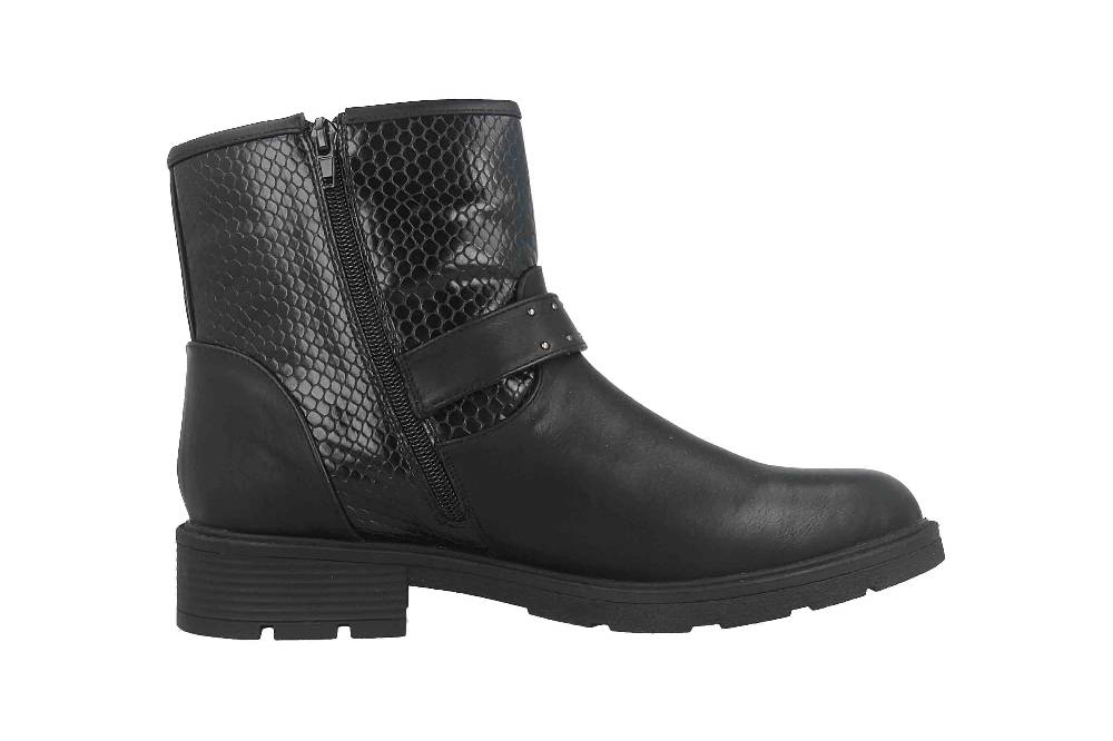 Fitters Footwear Lexi Stiefeletten in Übergrößen Schwarz 2.237232 Black große Damenschuhe 2025