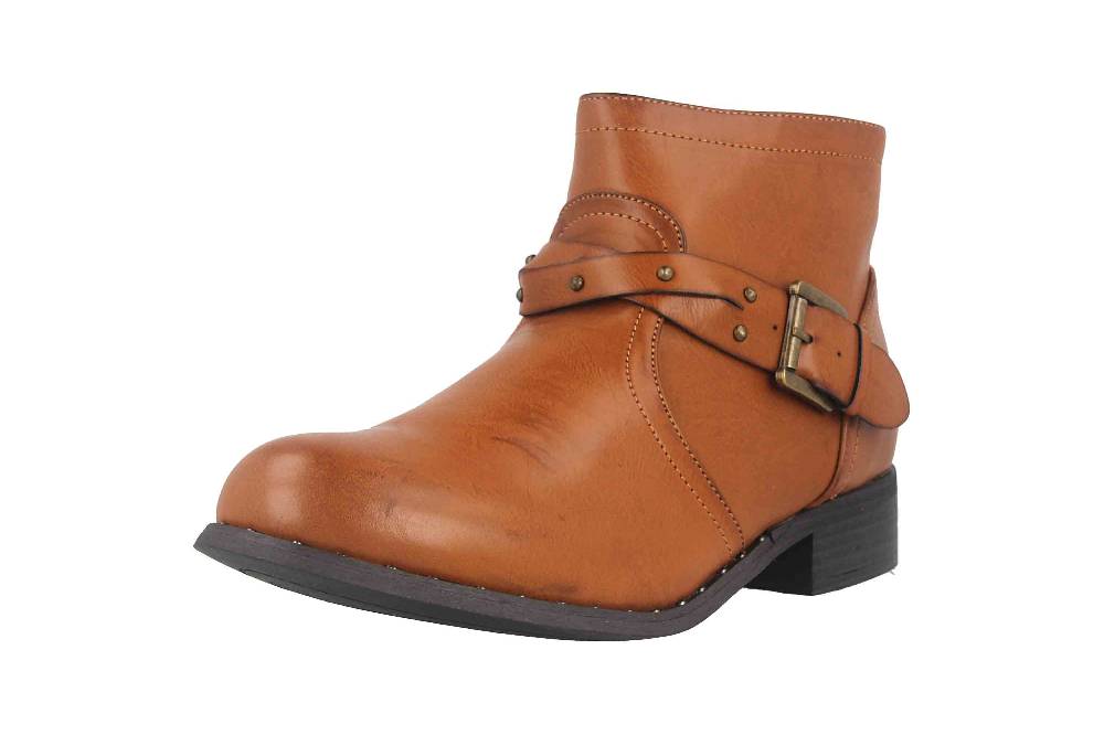 Fitters Footwear Shannon Stiefeletten in Übergrößen Braun 2.239201 Brandy große Damenschuhe Online