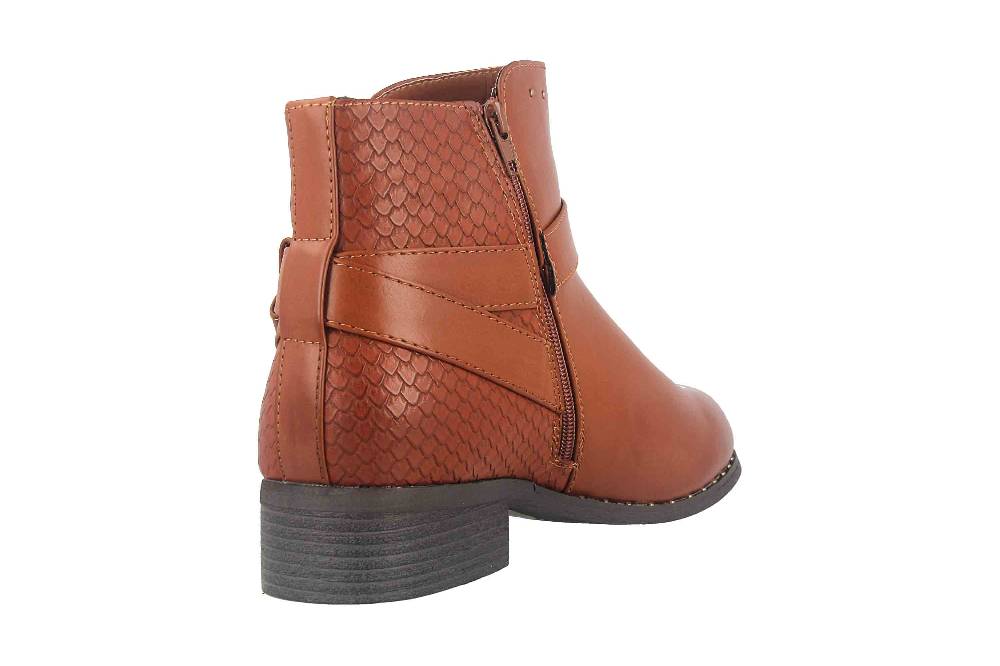Fitters Footwear Alma Stiefeletten in Übergrößen Braun 2.239210 Brandy große Damenschuhe Outlet