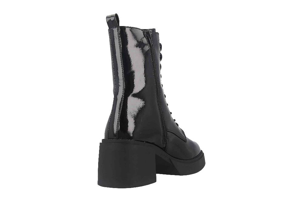 Fitters Footwear Tiana Stiefeletten in Übergrößen Schwarz 2TT0300201 Black Patent große Damenschuhe Hotsell