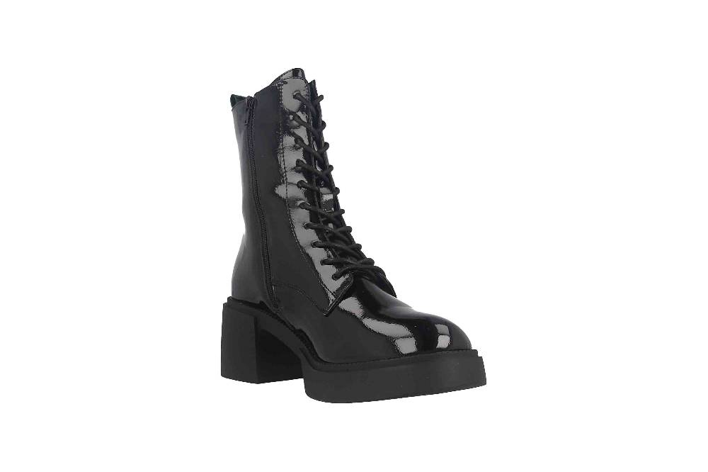 Fitters Footwear Tiana Stiefeletten in Übergrößen Schwarz 2TT0300201 Black Patent große Damenschuhe Hotsell