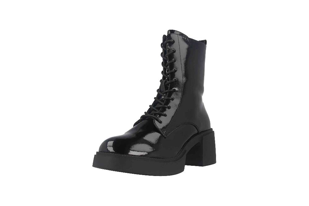 Fitters Footwear Tiana Stiefeletten in Übergrößen Schwarz 2TT0300201 Black Patent große Damenschuhe Hotsell