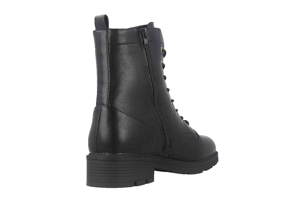 Fitters Footwear Angela Stiefeletten in Übergrößen Schwarz 2AA0380202 Black große Damenschuhe Günstiger Verkauf