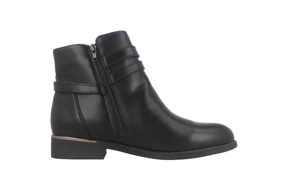 Fitters Footwear Sina Stiefeletten in Übergrößen Schwarz 2AA0211306 Black große Damenschuhe Blitzverkäufe