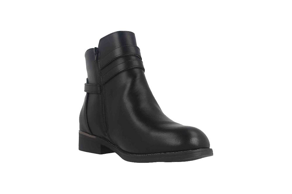 Fitters Footwear Sina Stiefeletten in Übergrößen Schwarz 2AA0211306 Black große Damenschuhe Blitzverkäufe