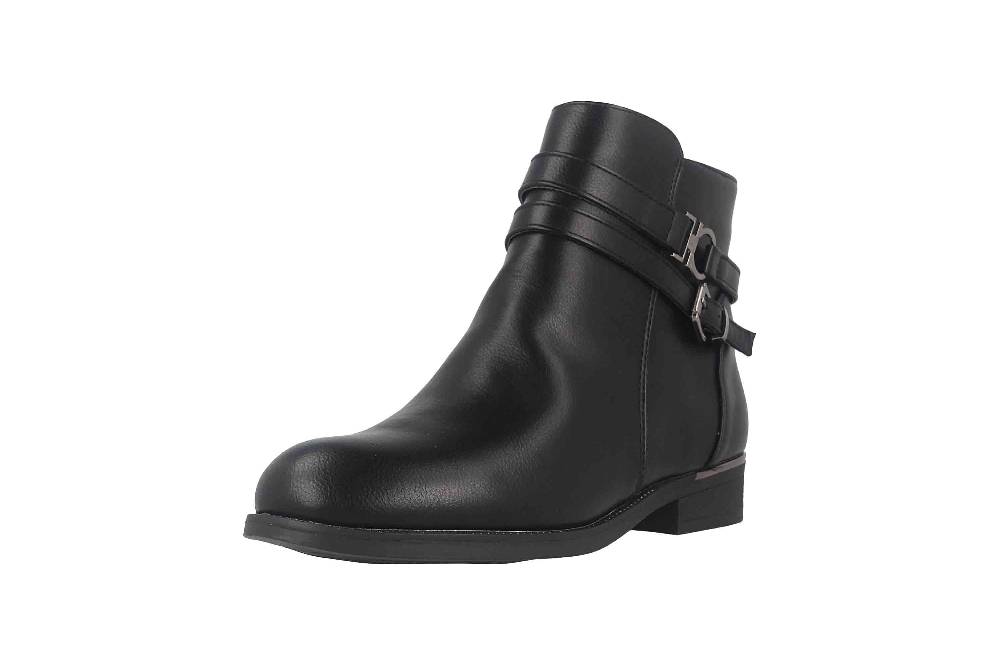 Fitters Footwear Sina Stiefeletten in Übergrößen Schwarz 2AA0211306 Black große Damenschuhe Blitzverkäufe