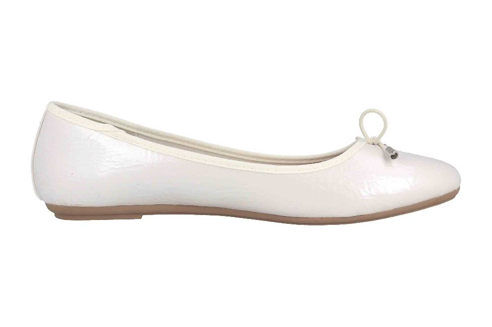 Fitters Footwear Mila Ballerinas in Übergrößen Weiß 2.514362 Off White große Damenschuhe Fabrik Onlineshop
