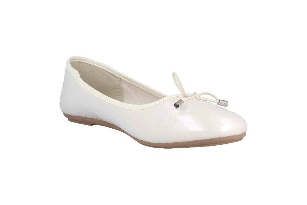 Fitters Footwear Mila Ballerinas in Übergrößen Weiß 2.514362 Off White große Damenschuhe Fabrik Onlineshop