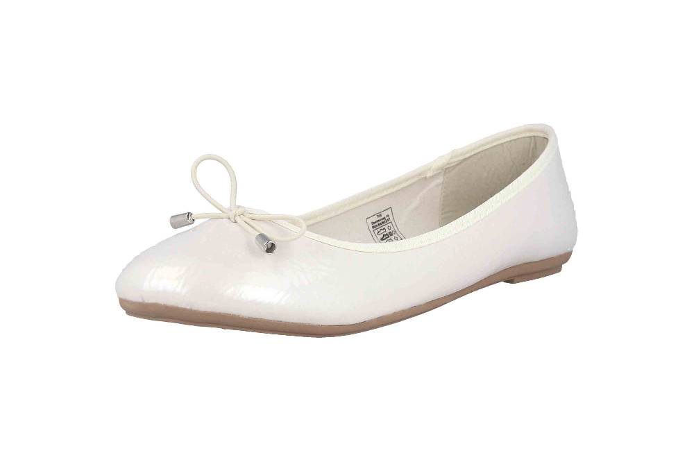 Fitters Footwear Mila Ballerinas in Übergrößen Weiß 2.514362 Off White große Damenschuhe Fabrik Onlineshop