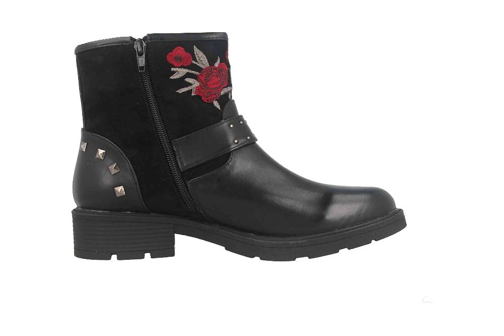 Fitters Footwear Tara Boots in Übergrößen Schwarz 2237240 Black große Damenschuhe Fabrikpreis
