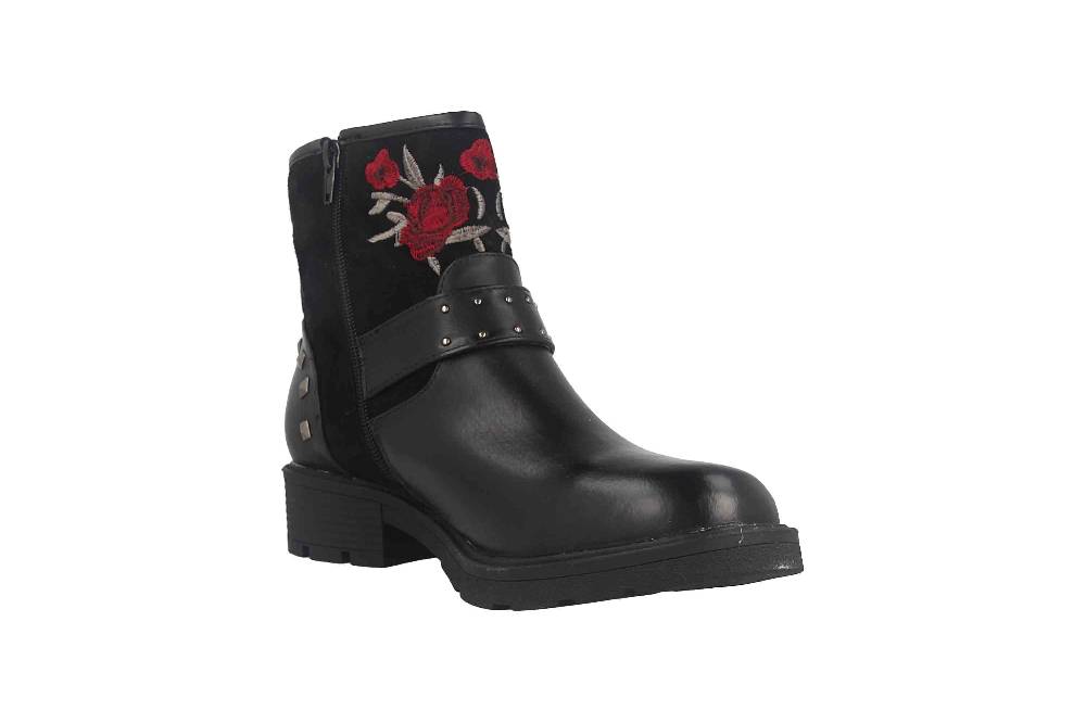 Fitters Footwear Tara Boots in Übergrößen Schwarz 2237240 Black große Damenschuhe Fabrikpreis