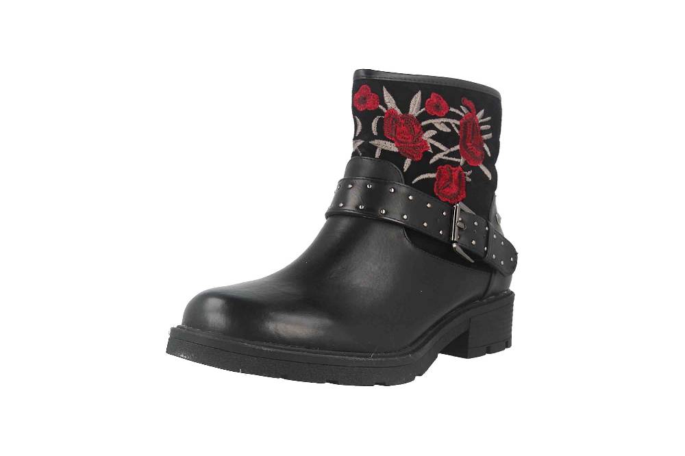 Fitters Footwear Tara Boots in Übergrößen Schwarz 2237240 Black große Damenschuhe Fabrikpreis