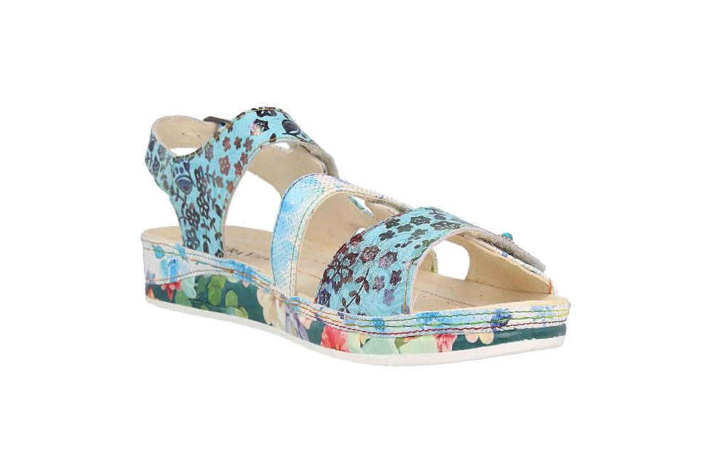 Laura Vita Sandalen in Übergrößen Mehrfarbig BRCUELO 06 Indigo große Damenschuhe Günstig kaufen