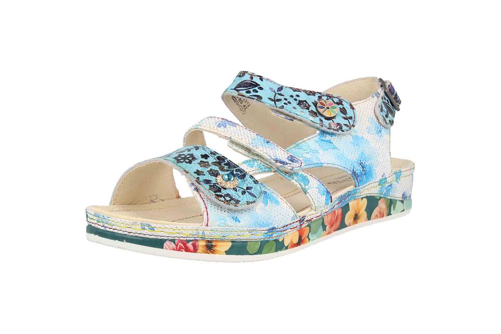 Laura Vita Sandalen in Übergrößen Mehrfarbig BRCUELO 06 Indigo große Damenschuhe Günstig kaufen